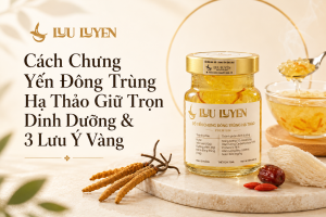 Cách Chưng Yến Đông Trùng Hạ Thảo Giữ Trọn Dinh Dưỡng & 3 Lưu Ý Vàng
