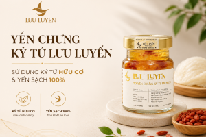 Yến Chưng Kỷ Tử Lưu Luyến: Sử Dụng Kỷ Tử Hữu Cơ & Yến Sạch 100%