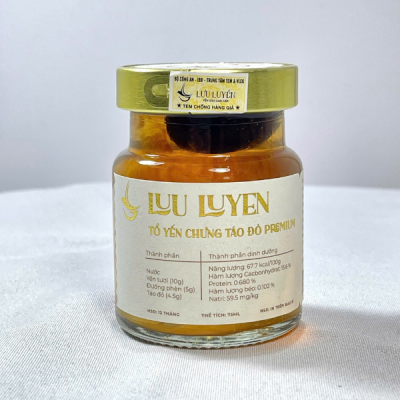 Hũ Yến Chưng Táo Đỏ Tiệt Trùng Premium (Hũ/75ml)