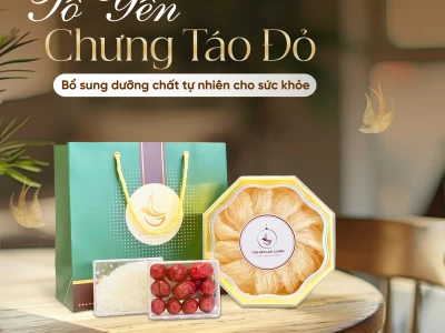 Tổ Yến Chưng Táo Đỏ – Món Quà Sức Khỏe Từ Thiên Nhiên