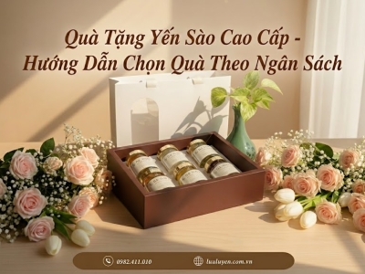 Quà Tặng Yến Sào Cao Cấp - Hướng Dẫn Chọn Quà Theo Ngân Sách
