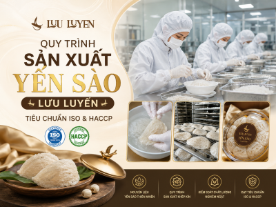 Quy Trình Sản Xuất Yến Sào Lưu Luyến - Tiêu Chuẩn ISO & HACCP